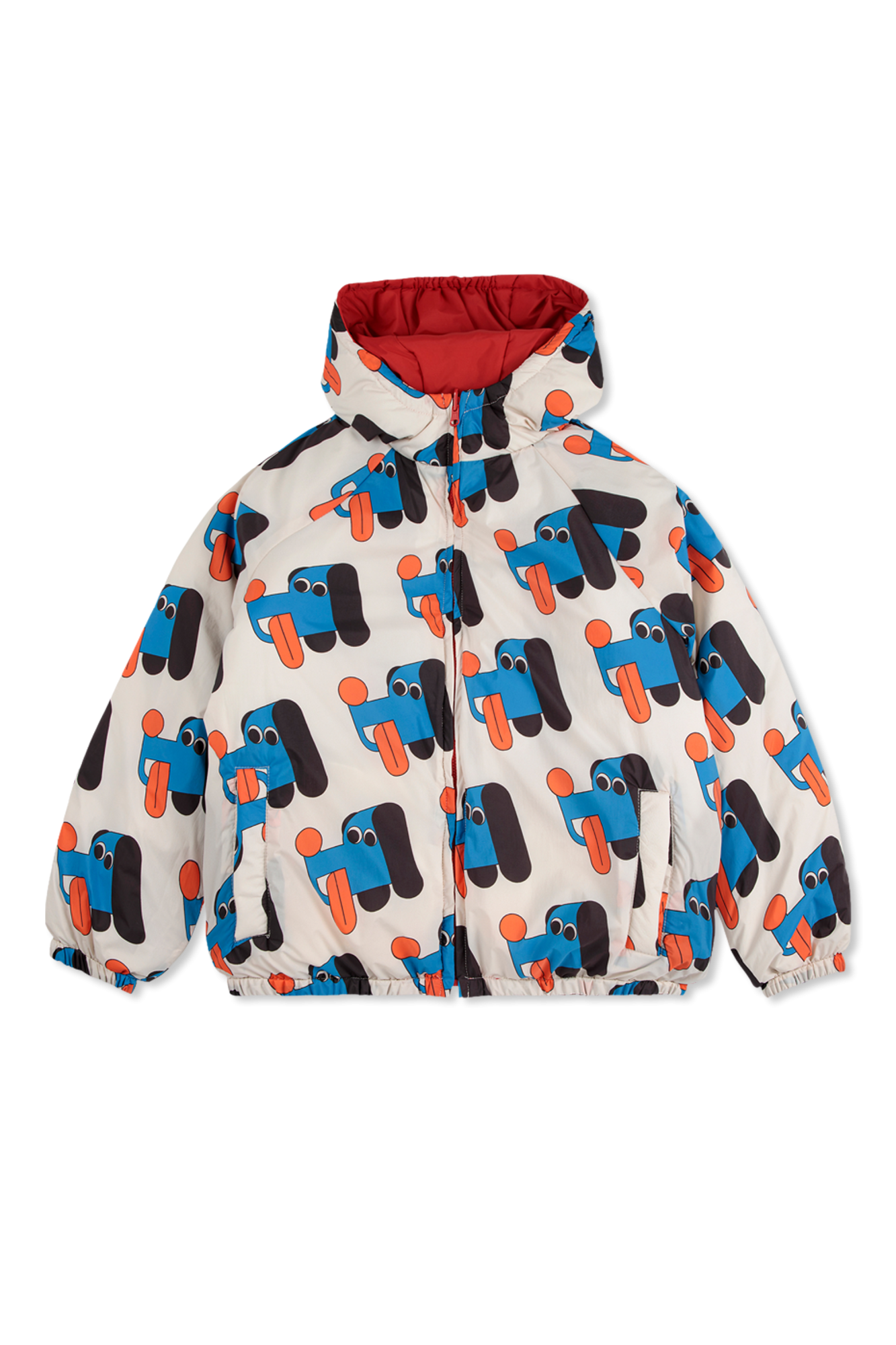 BOBO CHOSES アウター　2〜3y Bobo Choses - Color Block Padded Detachable Sleeve Jacket